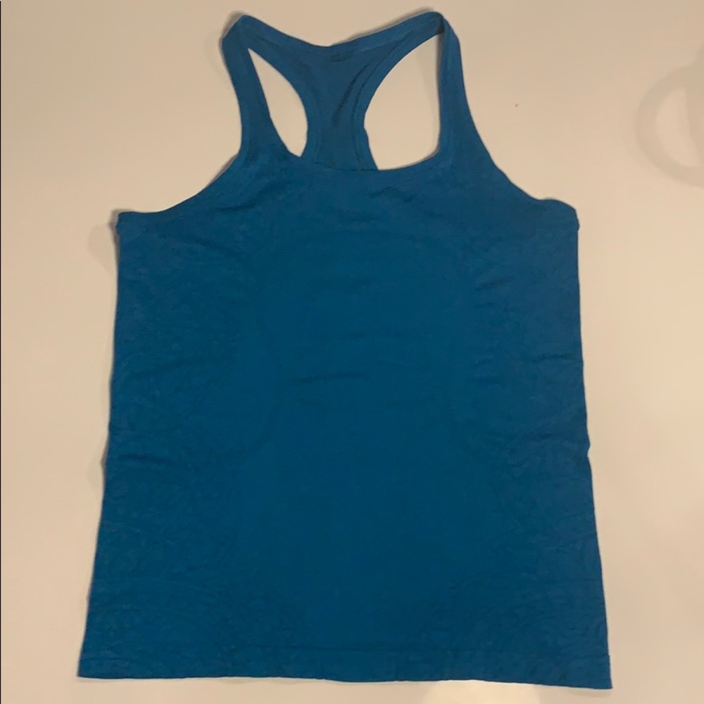 Turquoise lululemon size 10 tank top